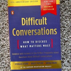 Difficult Conversations Book